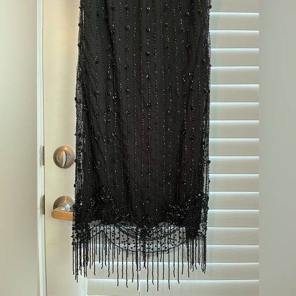 JC Collection Embroidered beaded Dress Size 2 - Picture 3 of 7